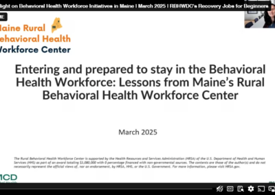 Recovery Jobs for Beginners with MCD (March 2025 Spotlight)
