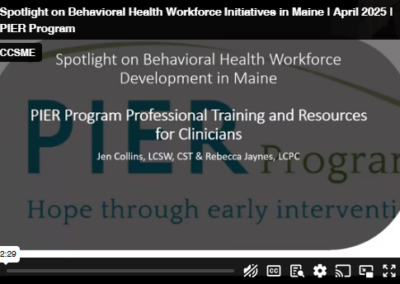 Psychosis-Informed Care Training with the PIER Program (May 2025 Spotlight)