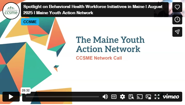 Youth Development with Maine Youth Action Network (August 2025 Spotlight)
