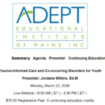 Trauma-Informed Care and Co-occurring Disorders for Youth